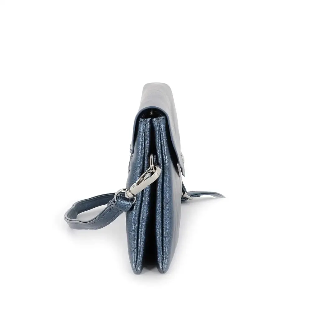 Sac bandoulière femme irisé rabat bleu – Image 8