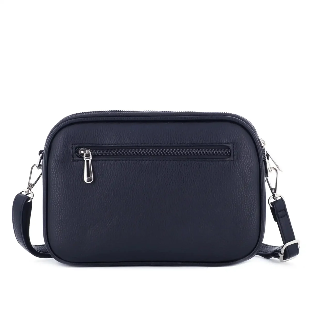 Sac bandoulières femme multipoches bleu – Image 7