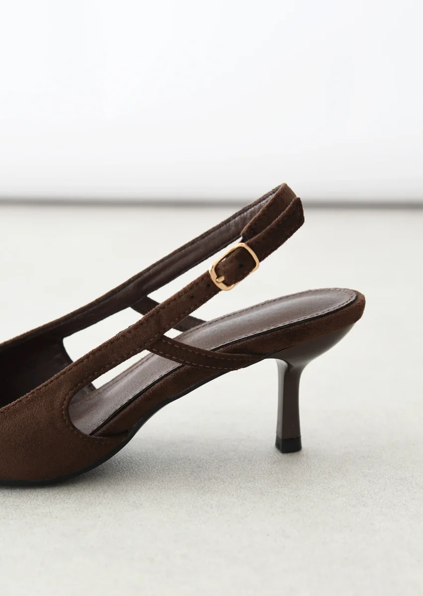 Escarpins suédine slingback – Image 4