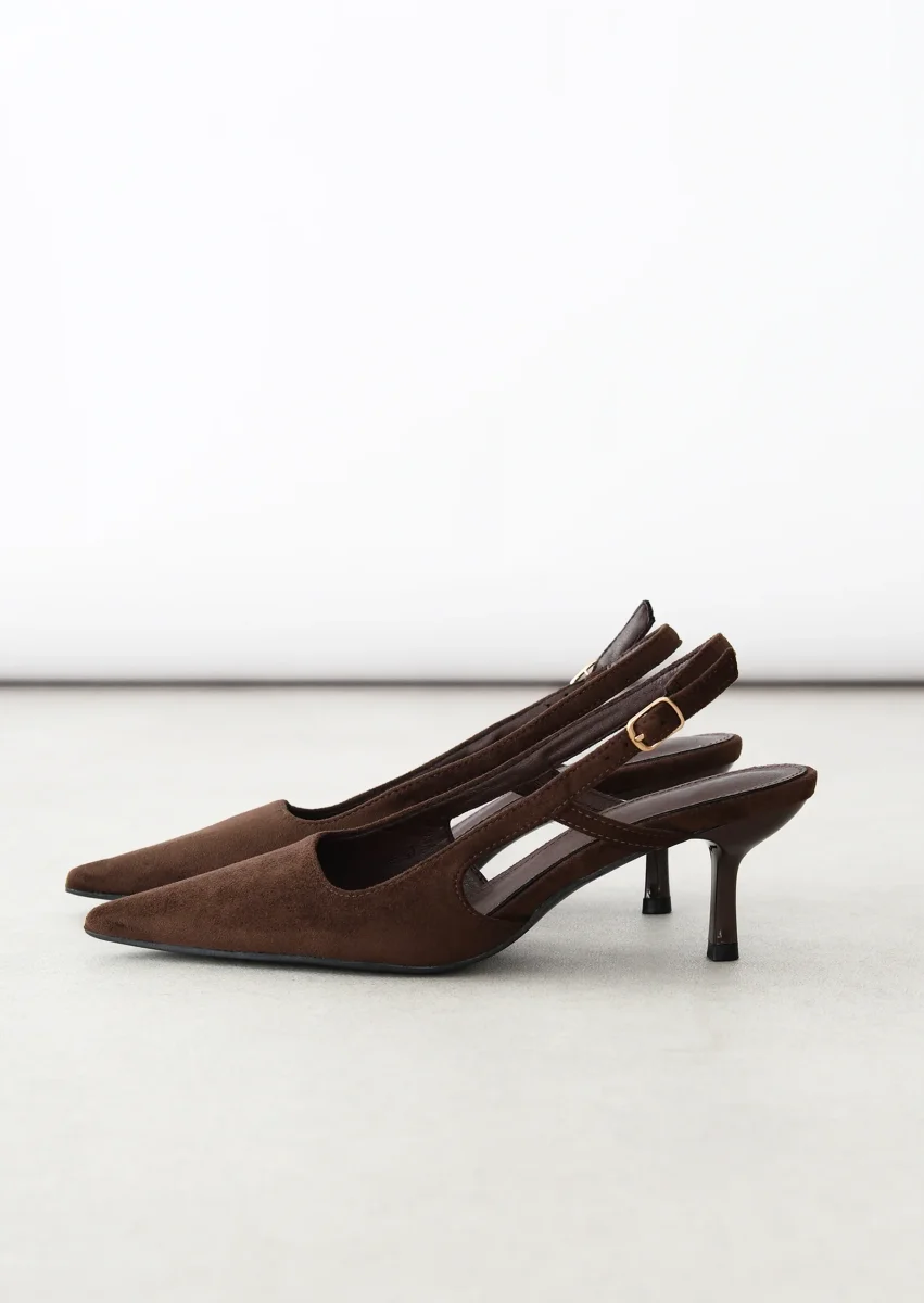 Escarpins suédine slingback – Image 5