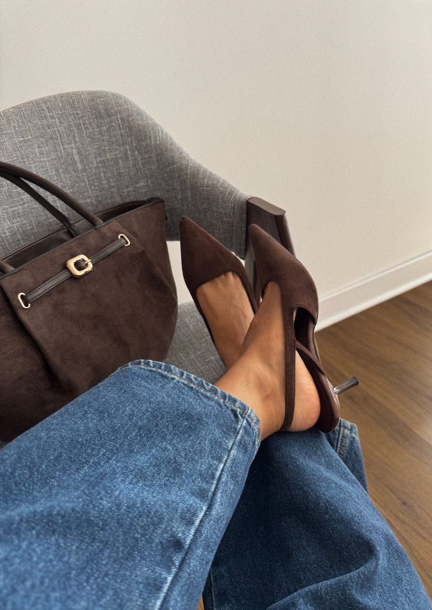 Escarpins suédine slingback – Image 3