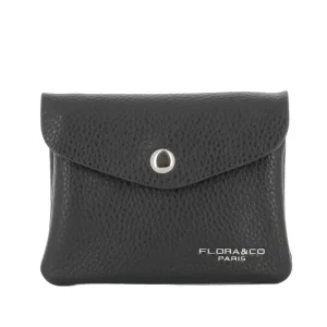 Porte-monnaie cartes femme magnétique noir