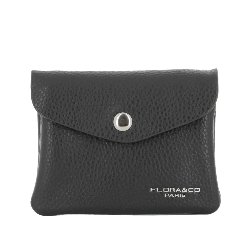 Porte-monnaie cartes femme magnétique noir