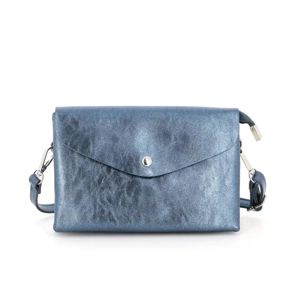 Sac bandoulière femme irisé rabat bleu – Image 2