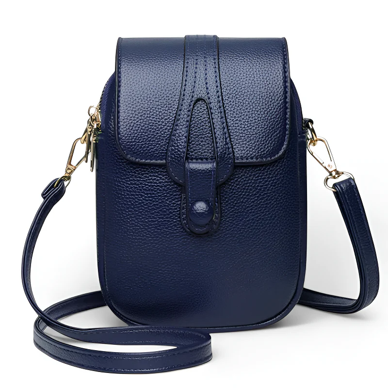 Petit sac bandouliere femme bleu marine