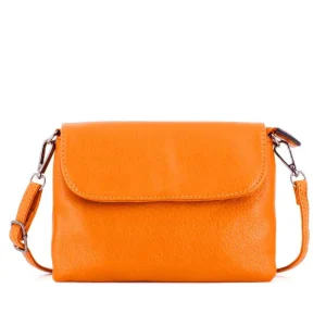 Mini sac bandoulière femme souple Orange