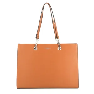 Sac femme cabas chaîne rigide a4 camel