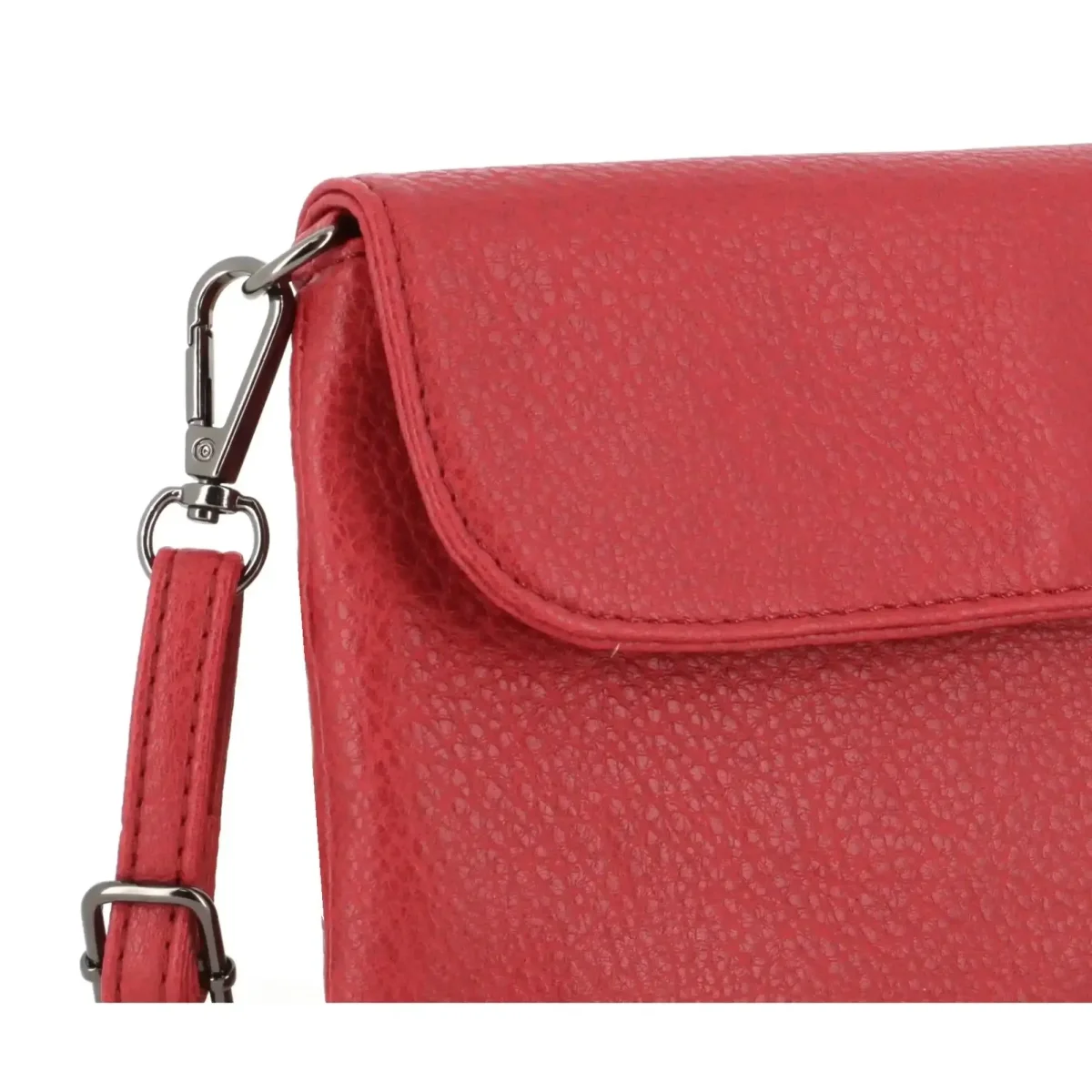 Mini sac bandoulière femme souple Rouge Foncé – Image 5