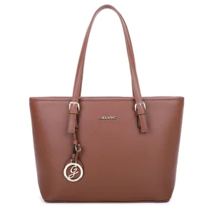Grand sac cabas femme pour les cours marron