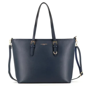 Grand sac à main cours femme bleu marine