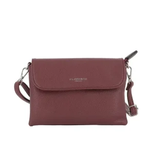 Mini Sac Bandoulière Souple Bordeaux