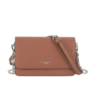 Sac bandoulière chaîne femme Camel