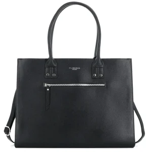 Sac cabas femme rigide A4 noir