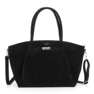 Sac à main bandoulière suédé Noir