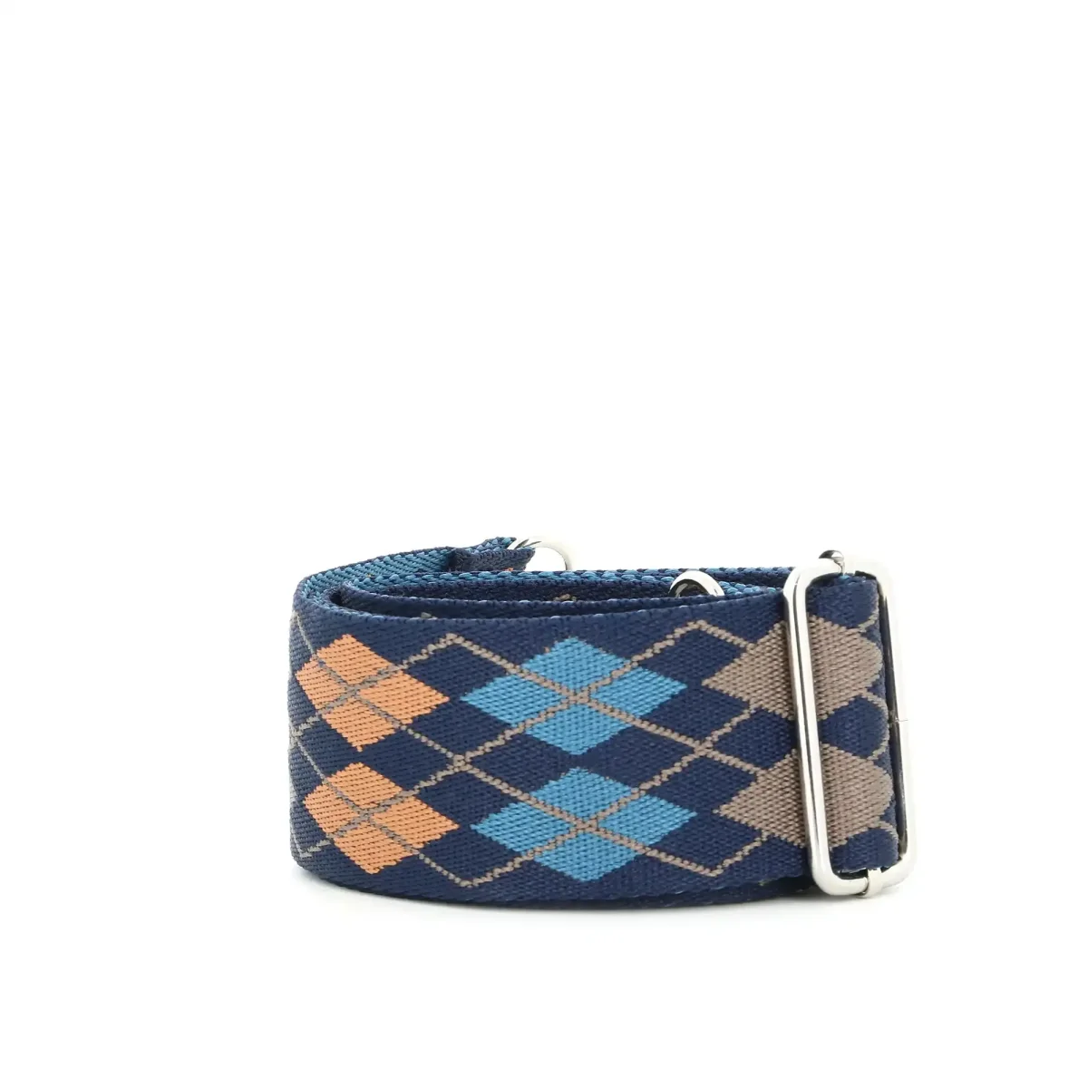 Sac bandoulières femme multipoches bleu – Image 8