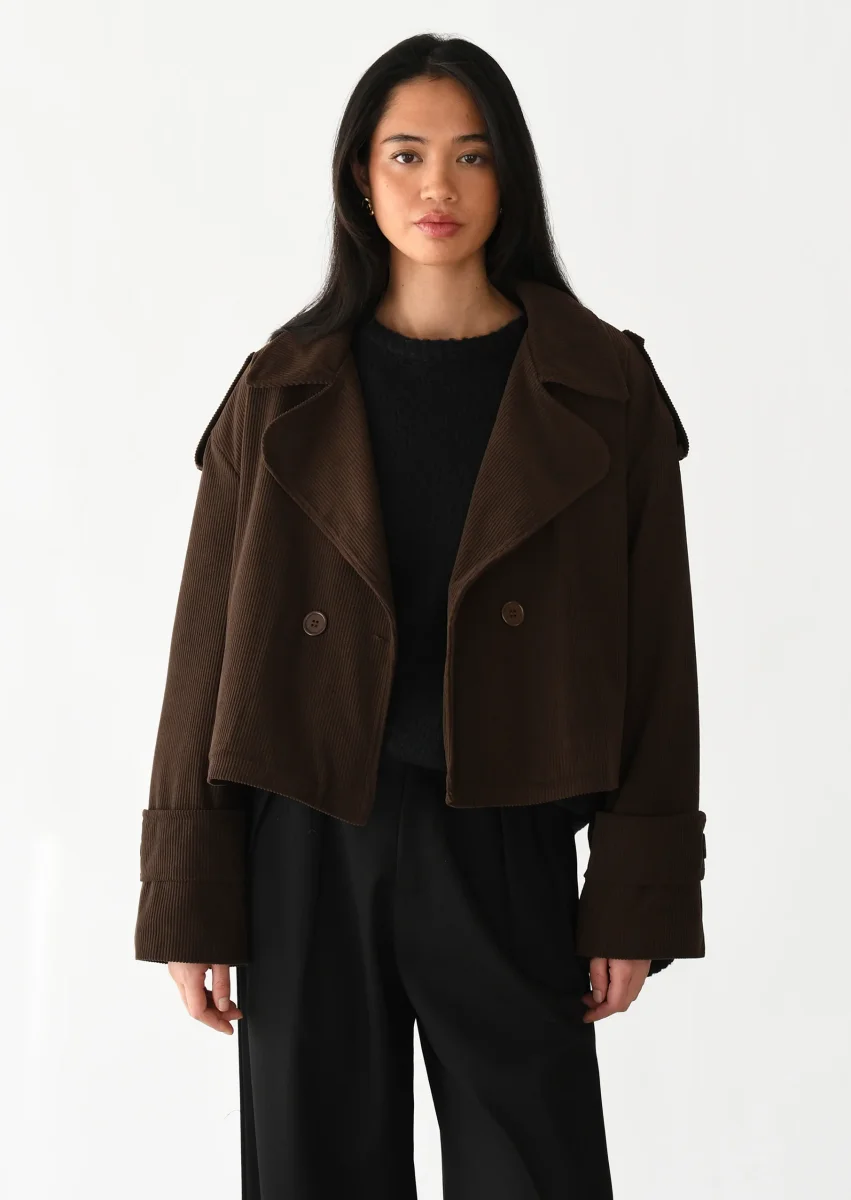 Veste en velours côtelé