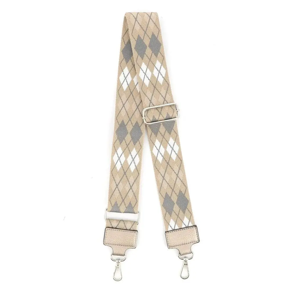 Sac banane femme pu cuir grainé taupe métal – Image 5