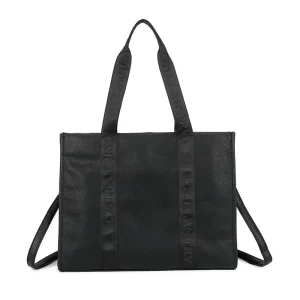 Sac à main cabas ultrléger bandoulière femme noir