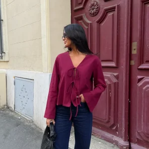 Blouse à nouer