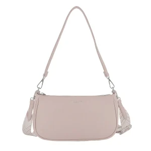 Sac baguette avec bandoulière Rose