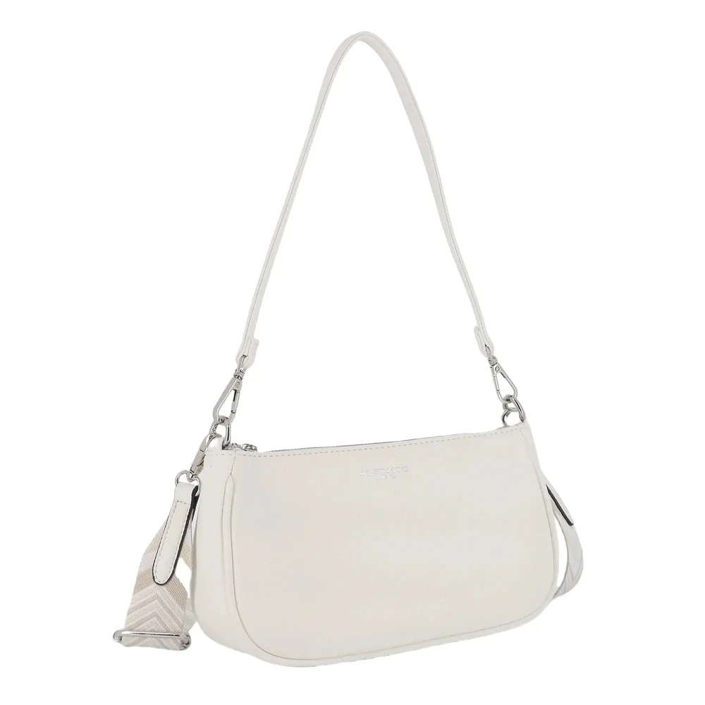 Sac baguette avec bandoulière Blanc – Image 3