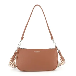 Sac baguette avec bandoulière Camel