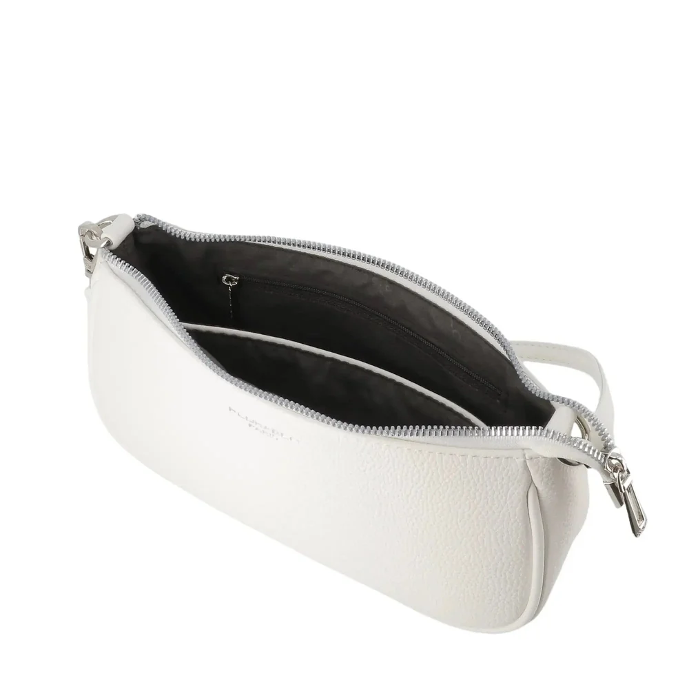 Sac baguette avec bandoulière Blanc – Image 5