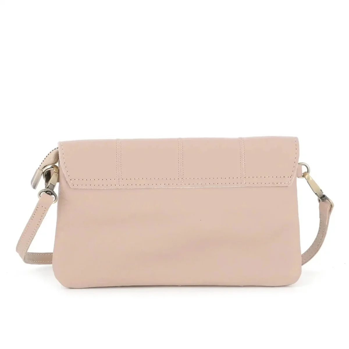 Mini sac bandoulière femme cuir sable – Image 6