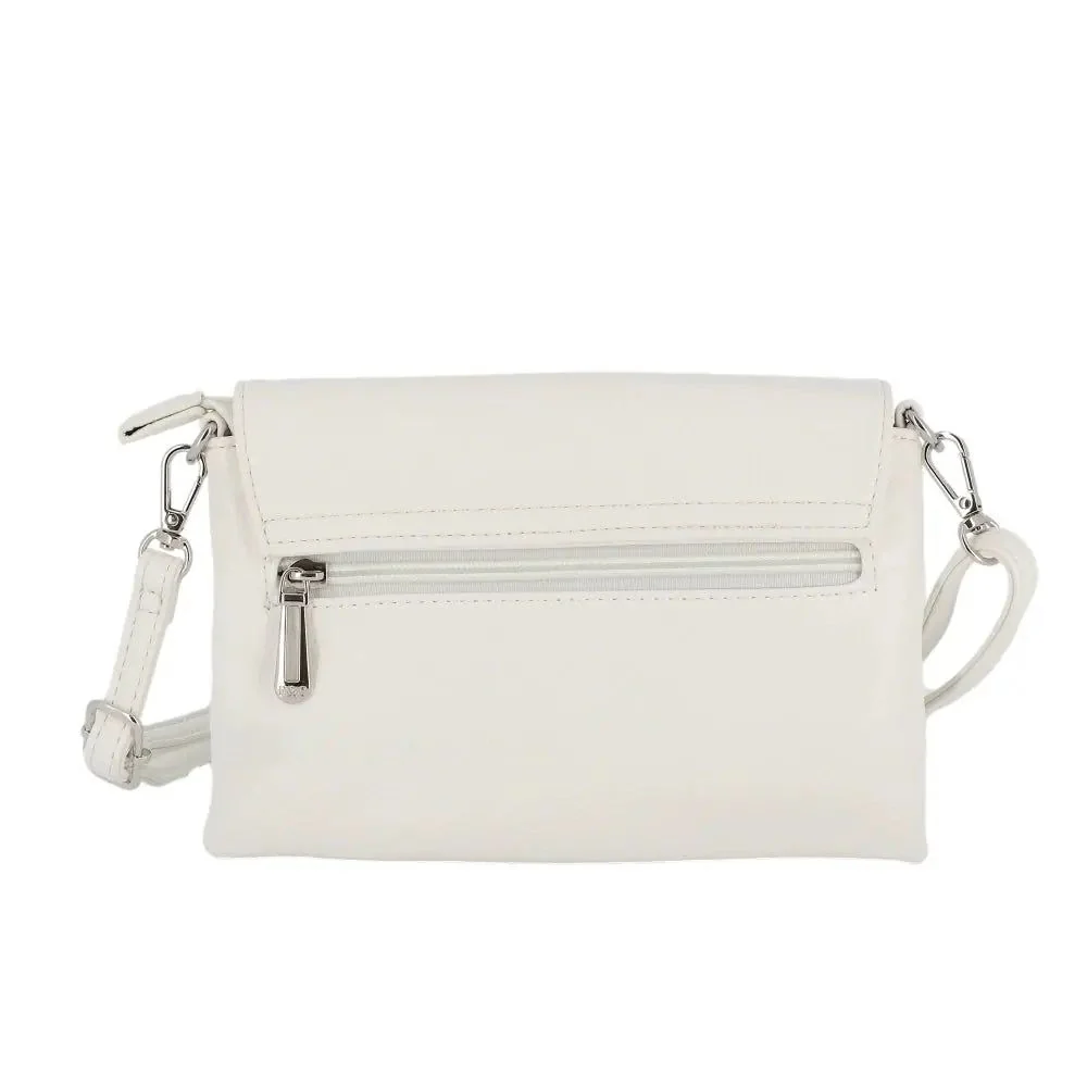 Mini Sac Bandoulière Souple Blanc – Image 4