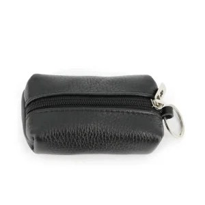 Porte-monnaie femme cuir boucle 02 noir