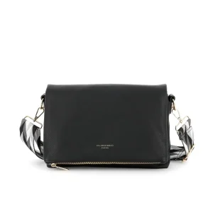 Sac bandoulière large multipoches noir