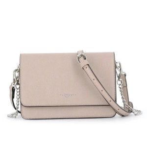 Sac bandoulière chaîne femme Beige Taupe