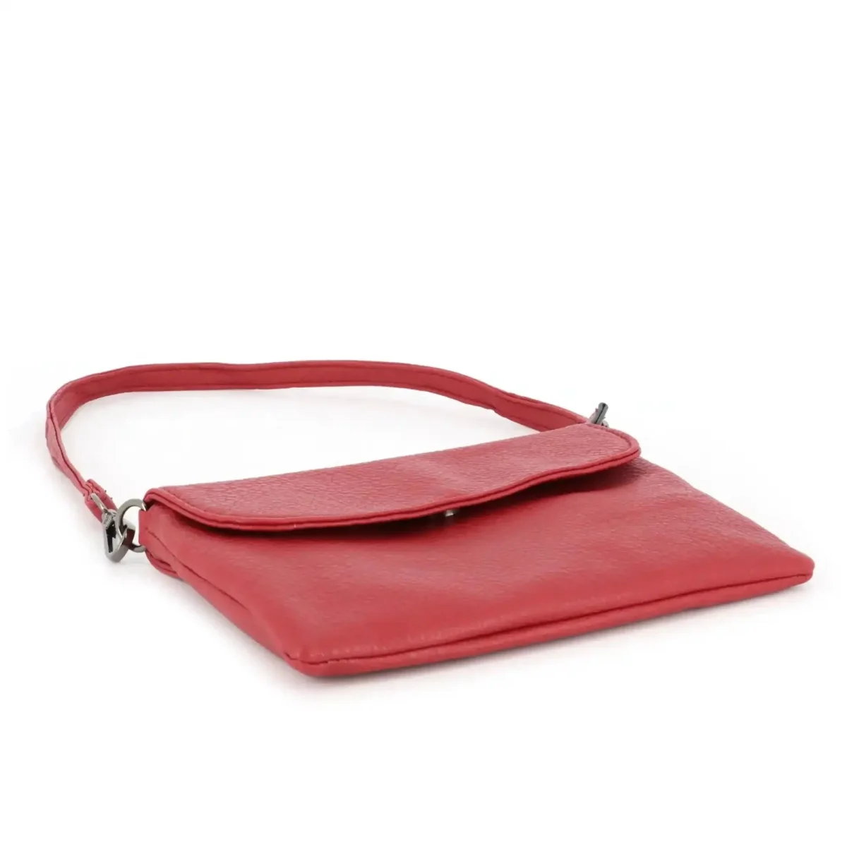 Mini sac bandoulière femme souple Rouge Foncé – Image 6