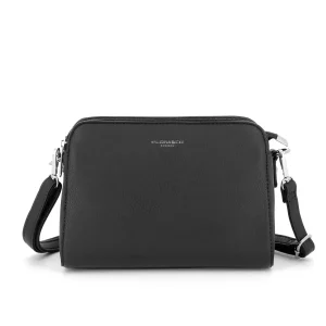 Sac bandoulière femme multipoches noir