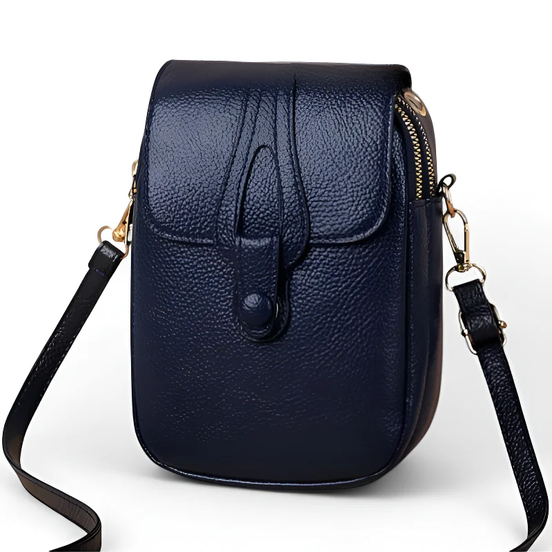 Petit sac bandouliere femme bleu marine – Image 8