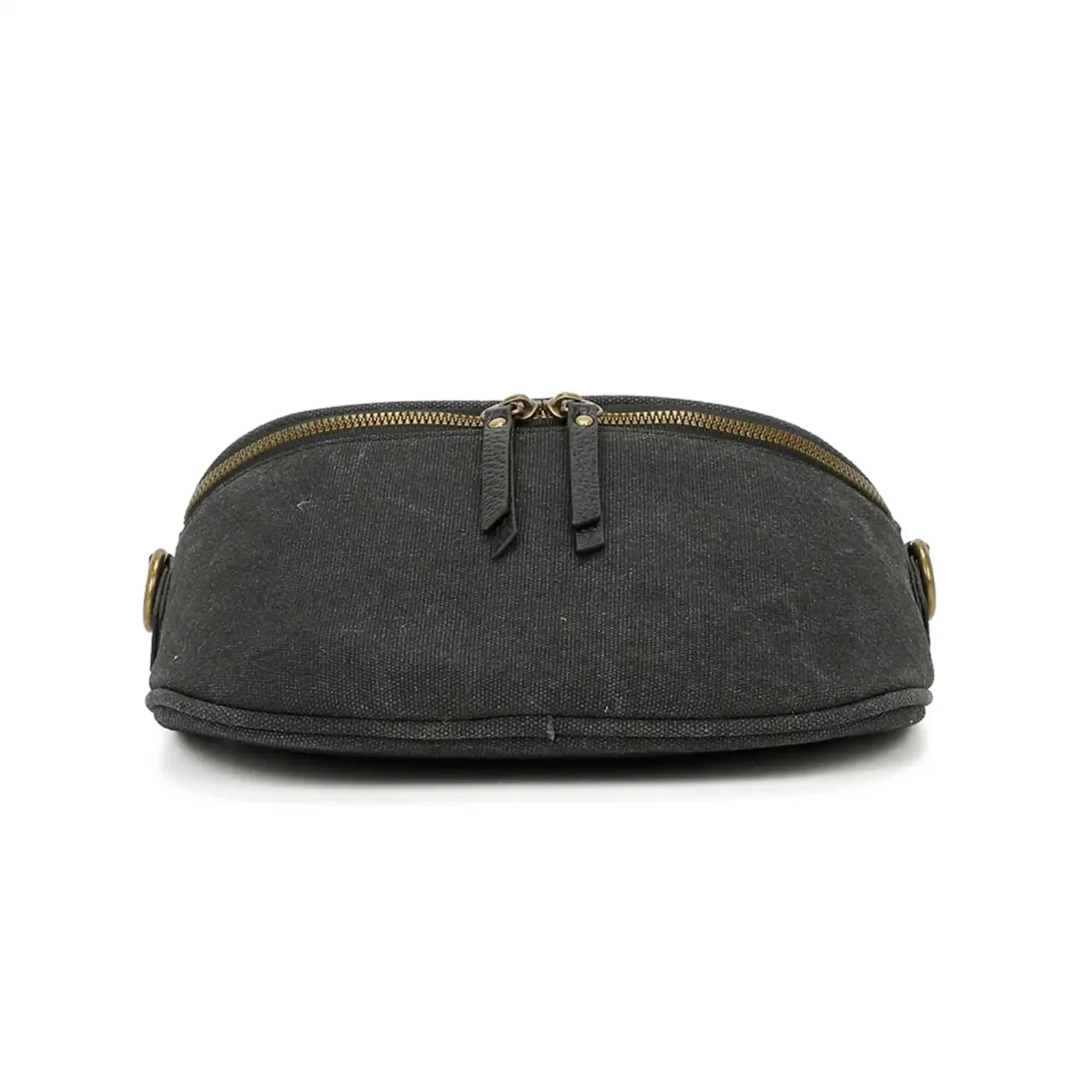 Sac banane femme canvas toile noir – Image 7