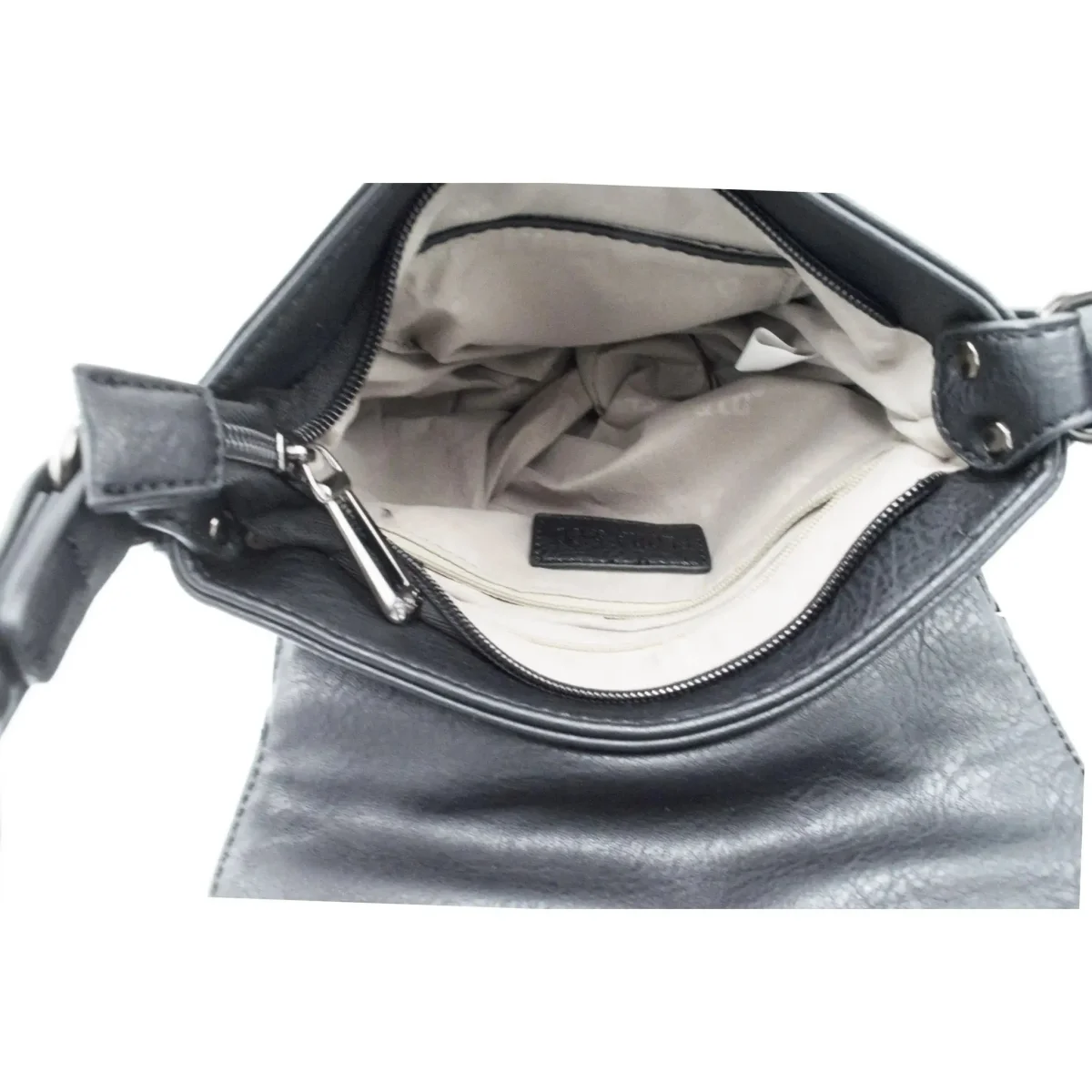 Sac bandoulière femme franges m noir – Image 6