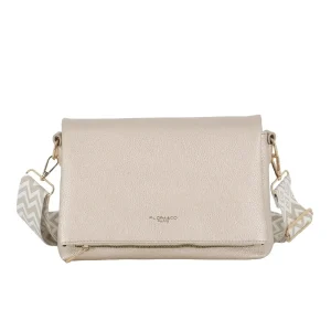 Sac bandoulière large multipoches ivoire