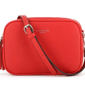Sac caméra bandoulière femme léger rouge