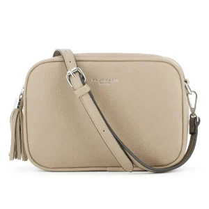 Sac caméra bandoulière femme léger beige