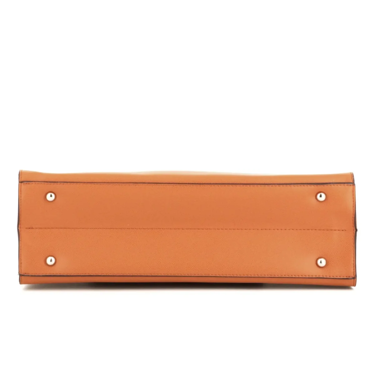 Sac femme cabas chaîne rigide a4 camel – Image 7