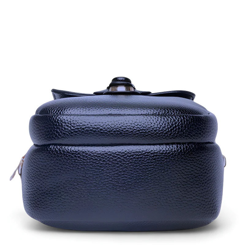 Petit sac bandouliere femme bleu marine – Image 6