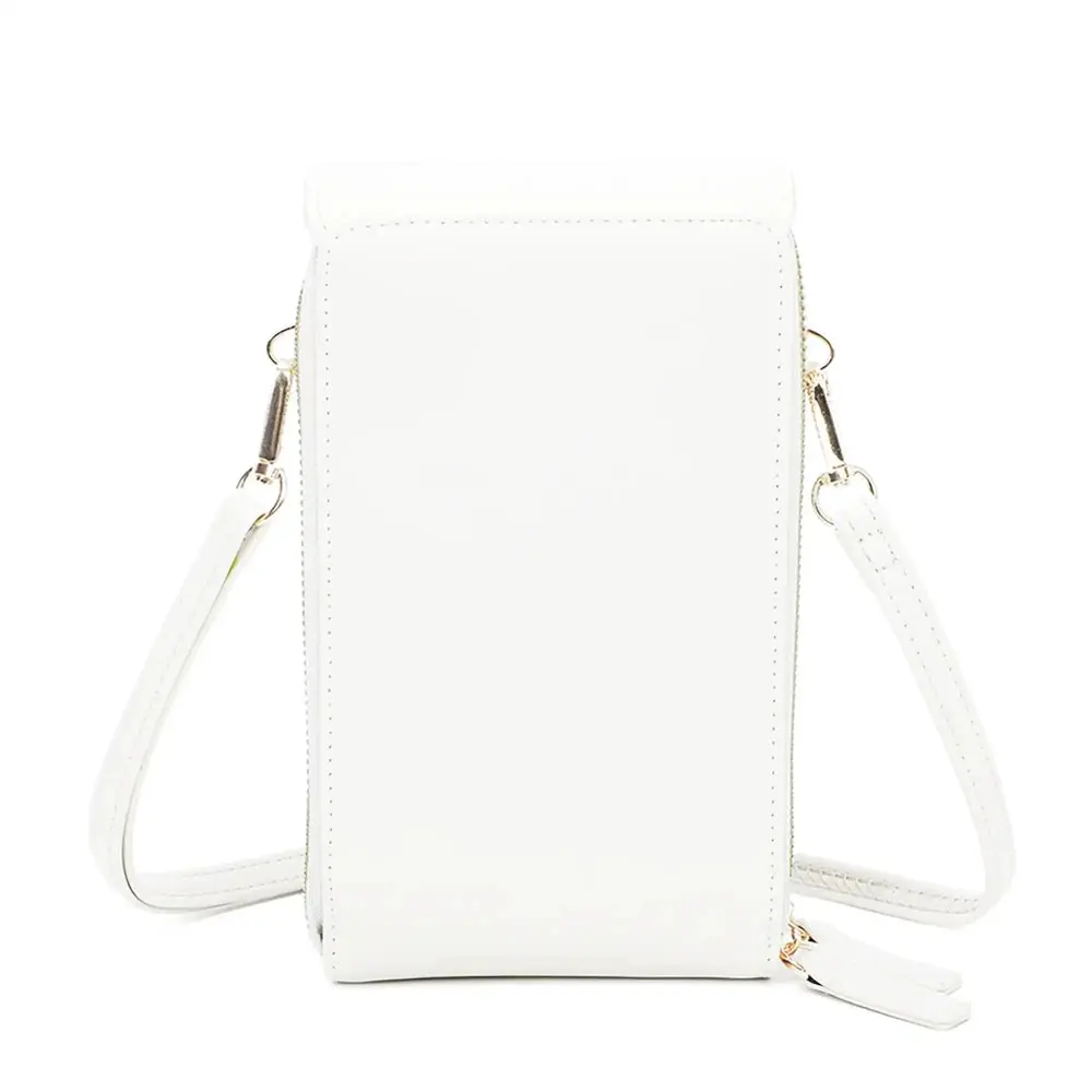 Pochette bandoulière femme smartphone blanc – Image 5