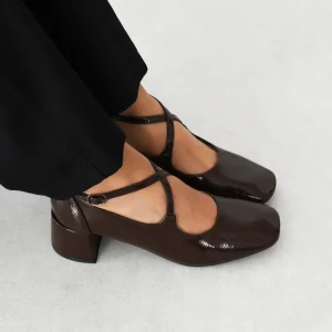 Babies à talon brides croisées