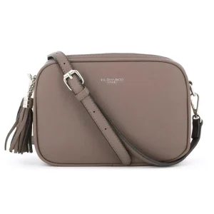 Sac caméra bandoulière femme léger taupe foncé