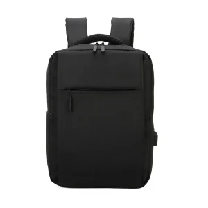 Sac à dos pc 15 pouce mixte en toile noir