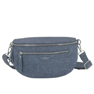 Sac banane bandoulière en denim bleu