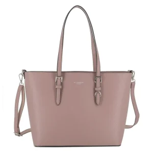 Sac cabas femme format a4 saffiano vieux rose