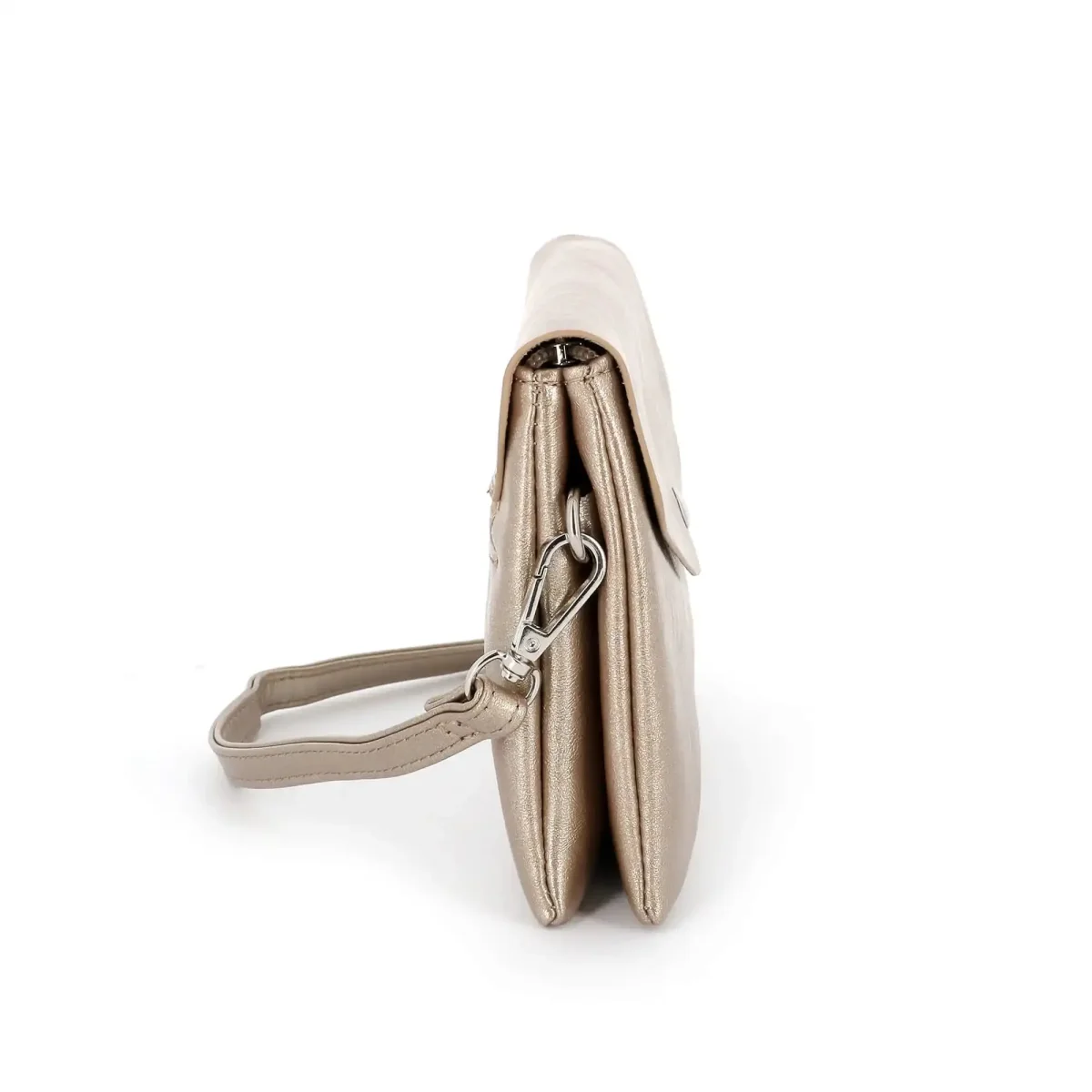 Sac bandoulière femme irisé rabat or – Image 8