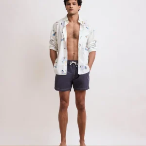 Maillot Homme Uni Carbone Boxer